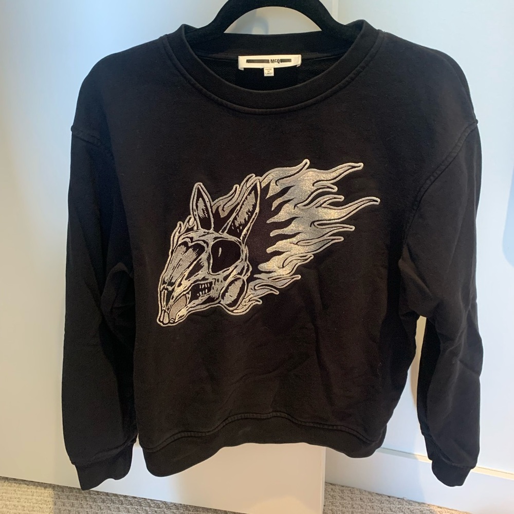 Alexander McQueen black sweater